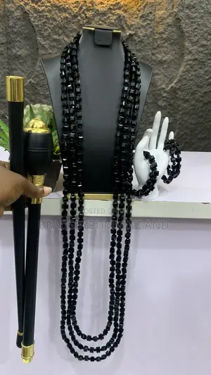 Black Agbada Bead