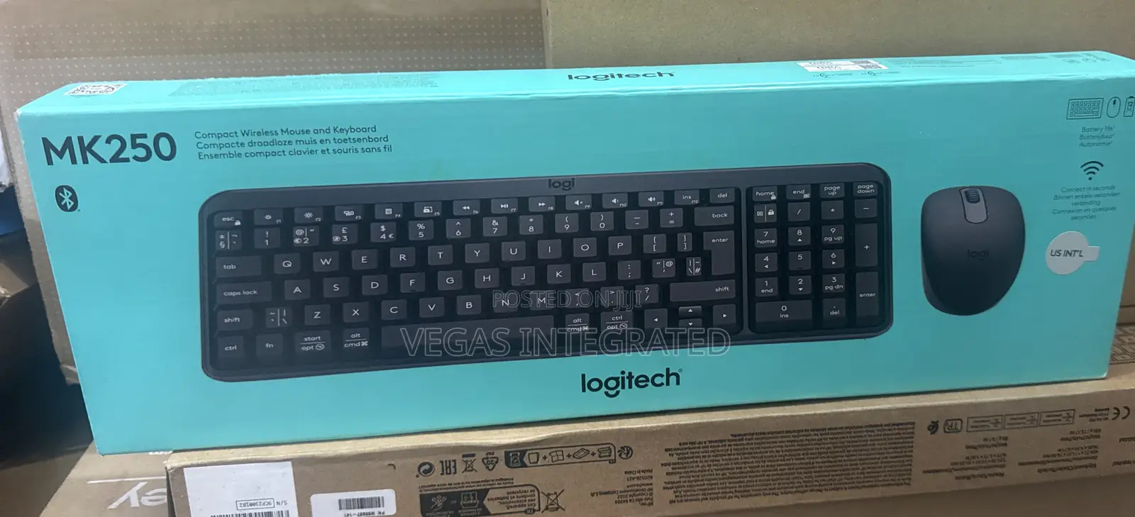 Logitech Mk250 Bluetooth Wireless Mouse And Keyboard Combo