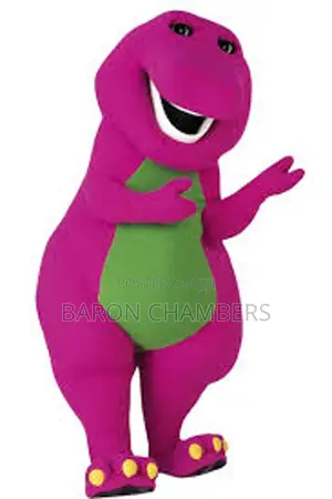 Barney Mascot