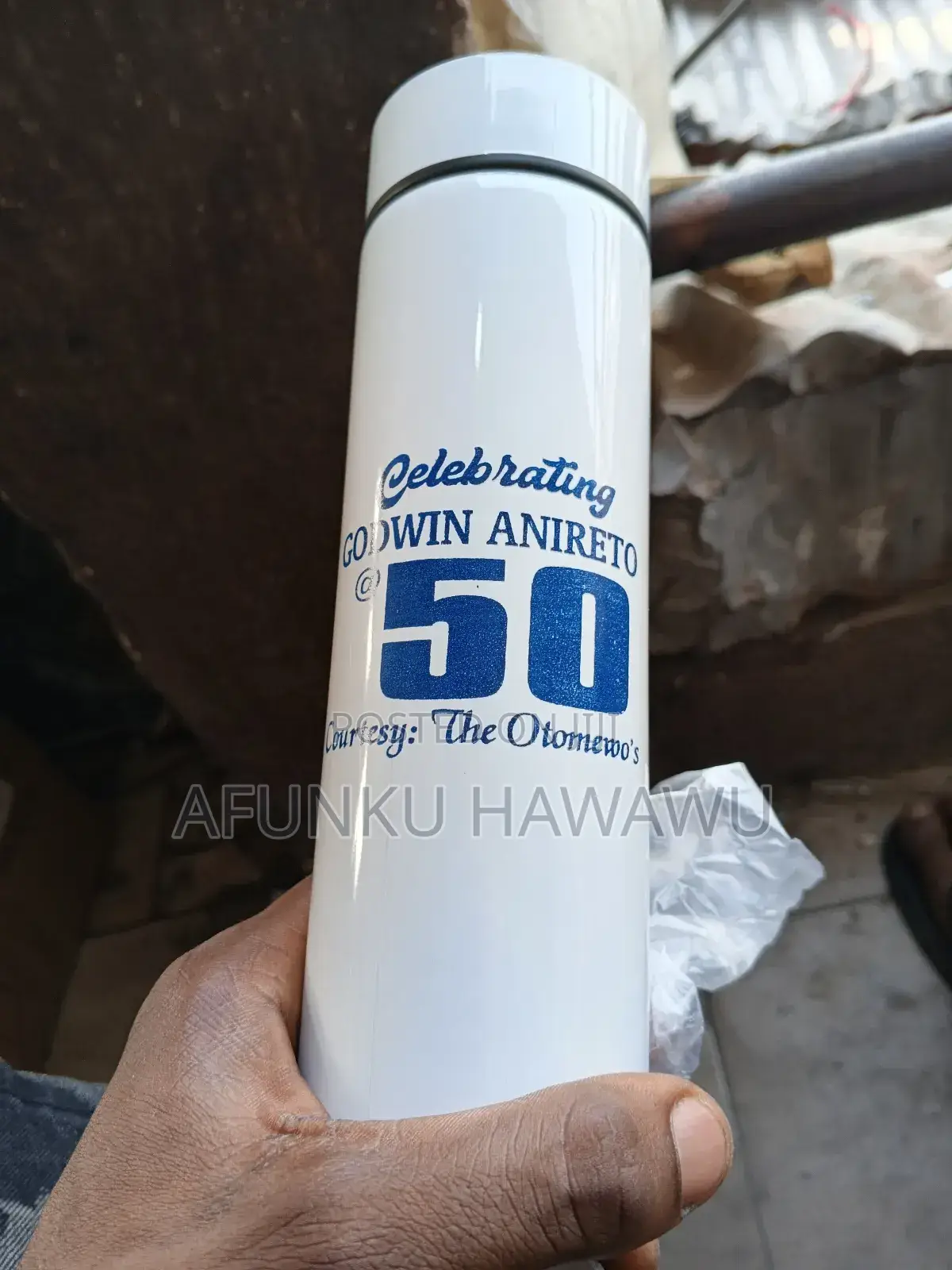 Screen Printing on Flask