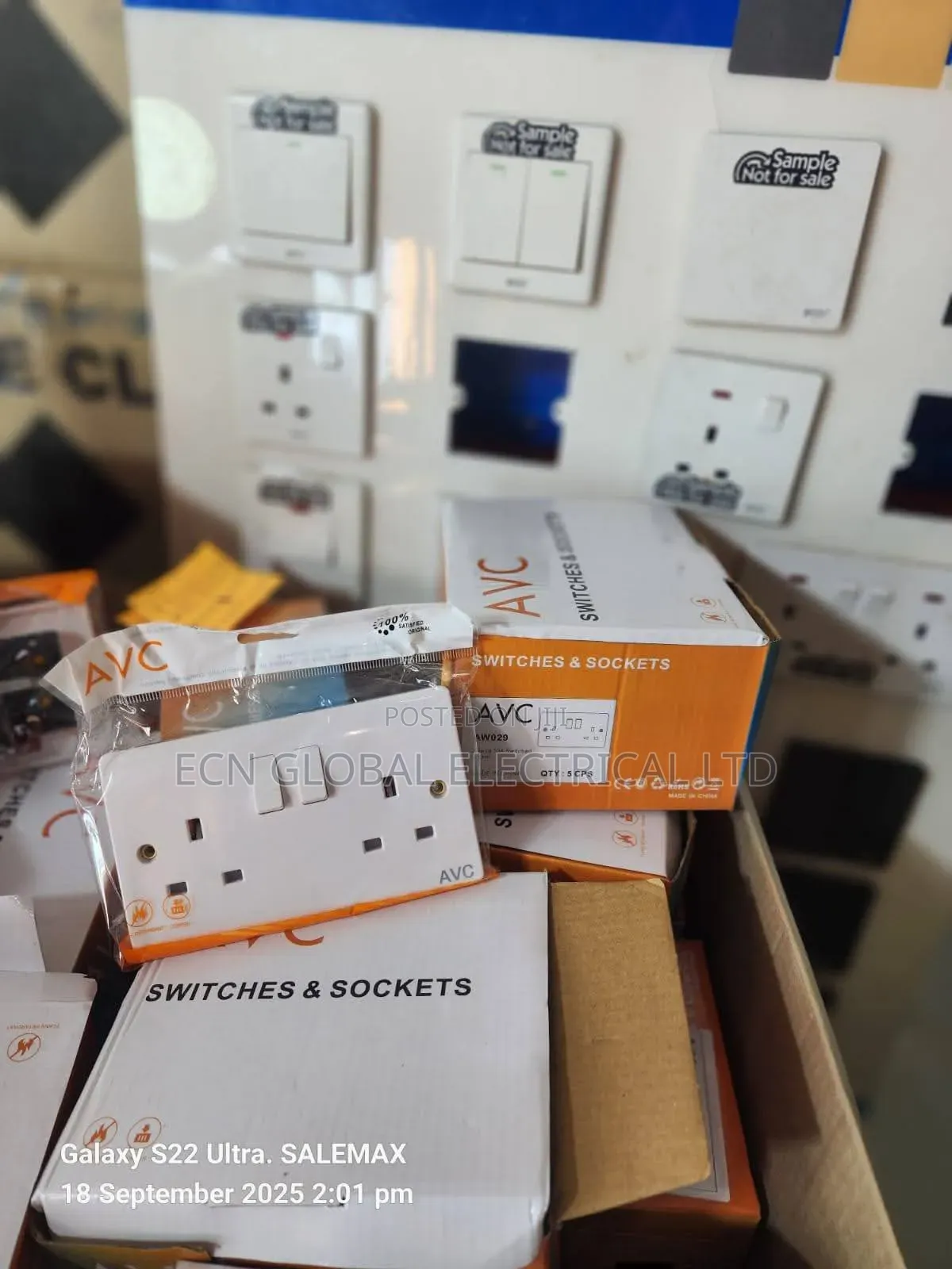 Avc Wall Switch – Durable Electrical Switch (All Sizes Available)