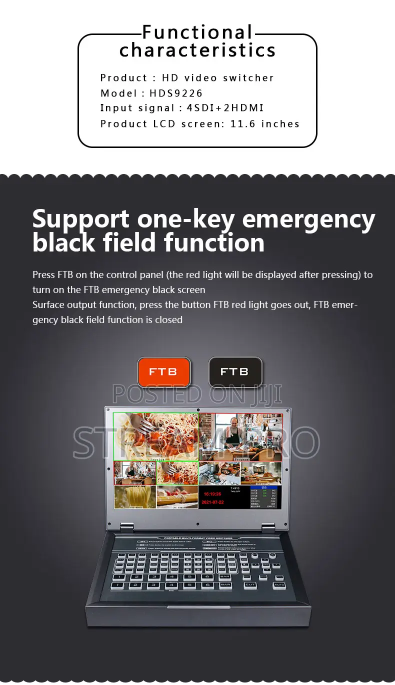 Devicewell Hds9226 6-Ch Live Video Switcher