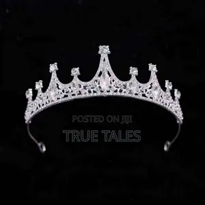 Girls Beautiful Tiara Crown In Gold And Silver Colors