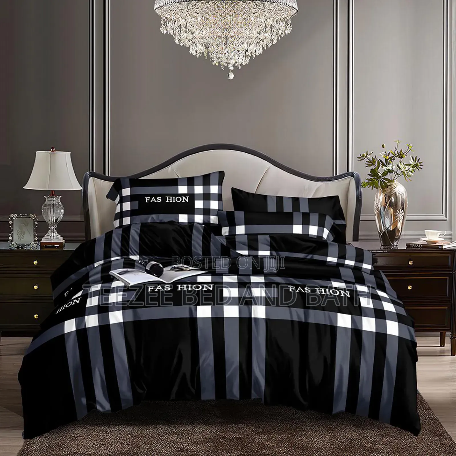 White and Black Pattern Duvet Sets