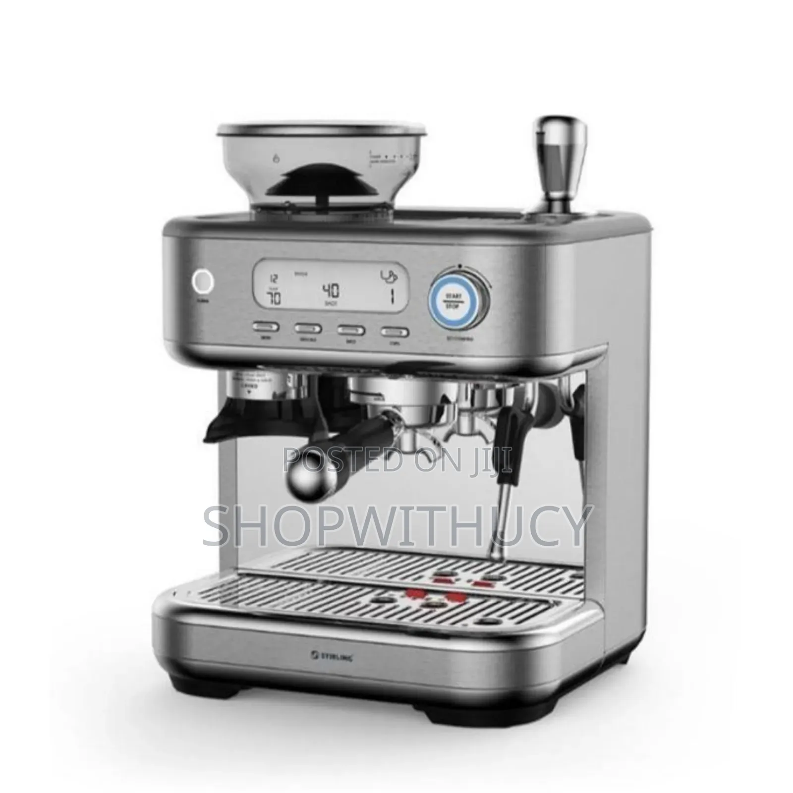 Stirling Premium Espresso Machine With Grinder
