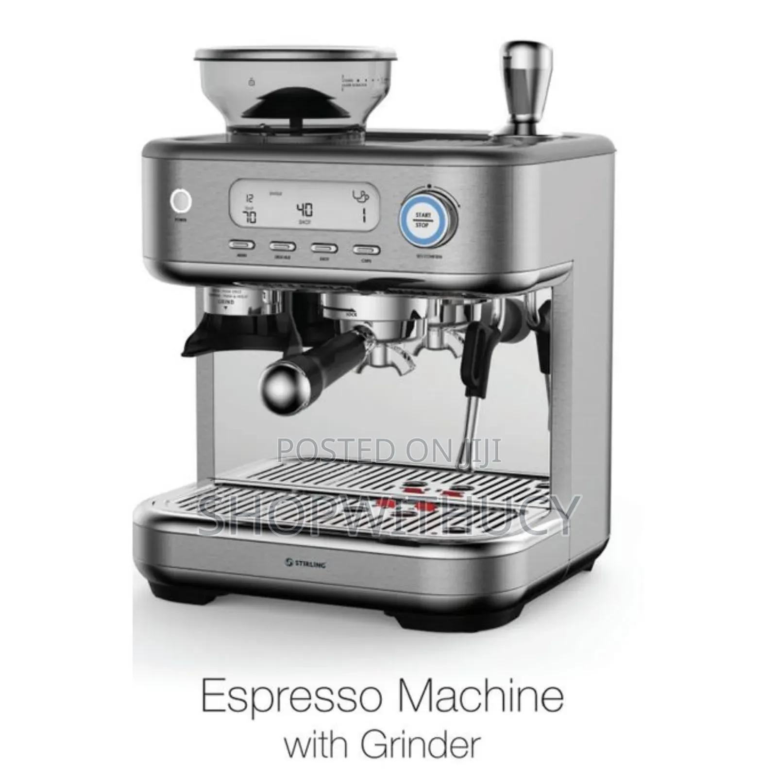 Stirling Premium Espresso Machine With Grinder