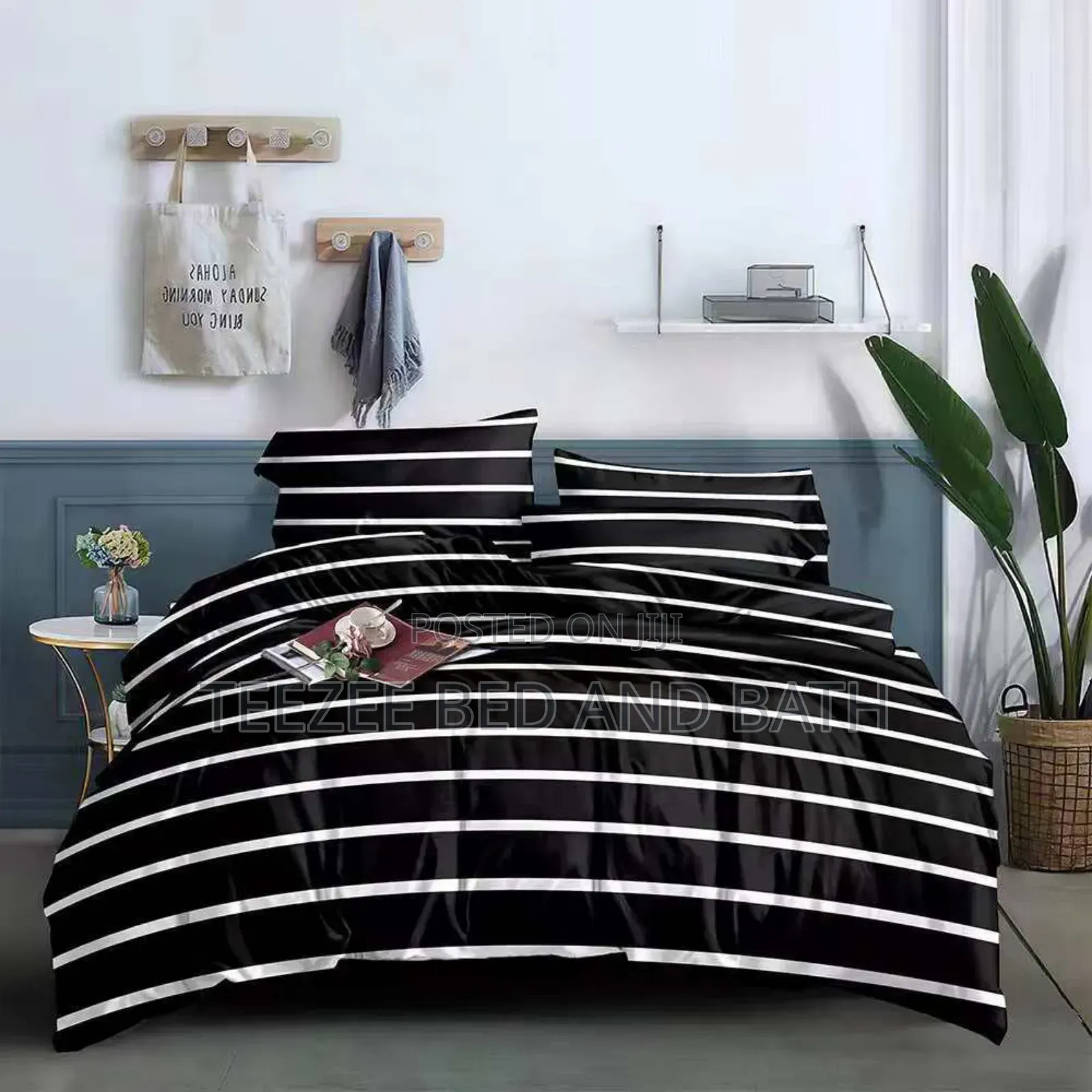 White and Black Pattern Duvet Sets