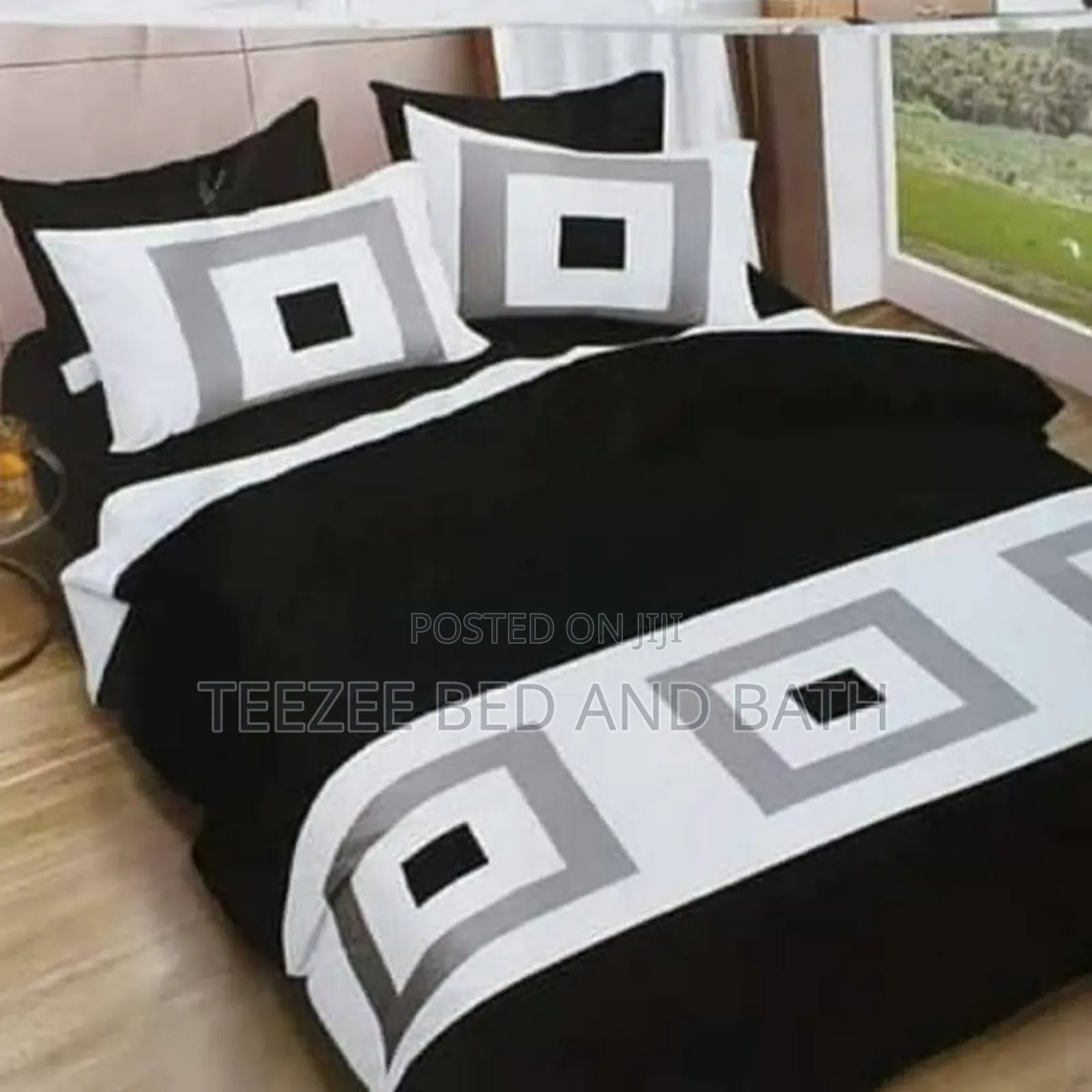 White and Black Pattern Duvet Sets