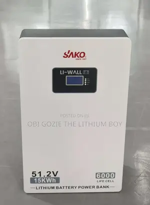 15kwh-51.2v Sako Solar Lithium Battery. Importer and Distributor