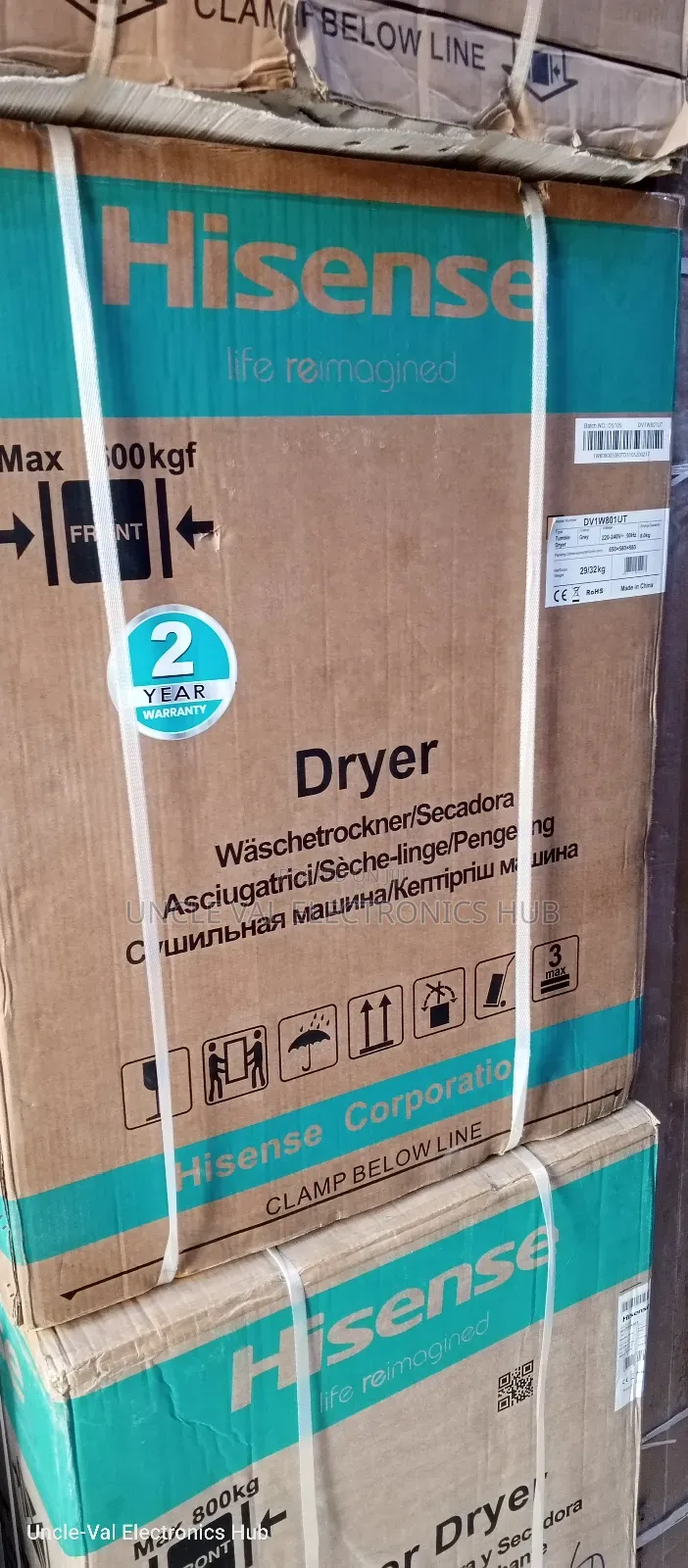 Hisense 8kg Automatic Dryer Machine
