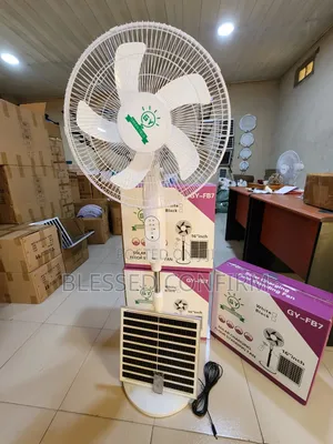 16" Inches Green Yield Solar Rechargeable Fan