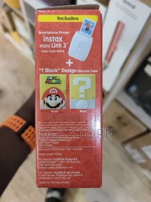 Fujifilm Instax Mini Link 3 Super Mario Printer+ Silicone Case