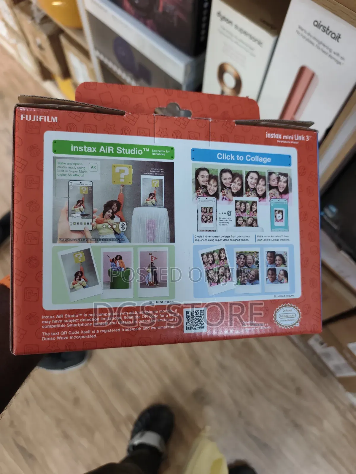 Fujifilm Instax Mini Link 3 Super Mario Printer+ Silicone Case
