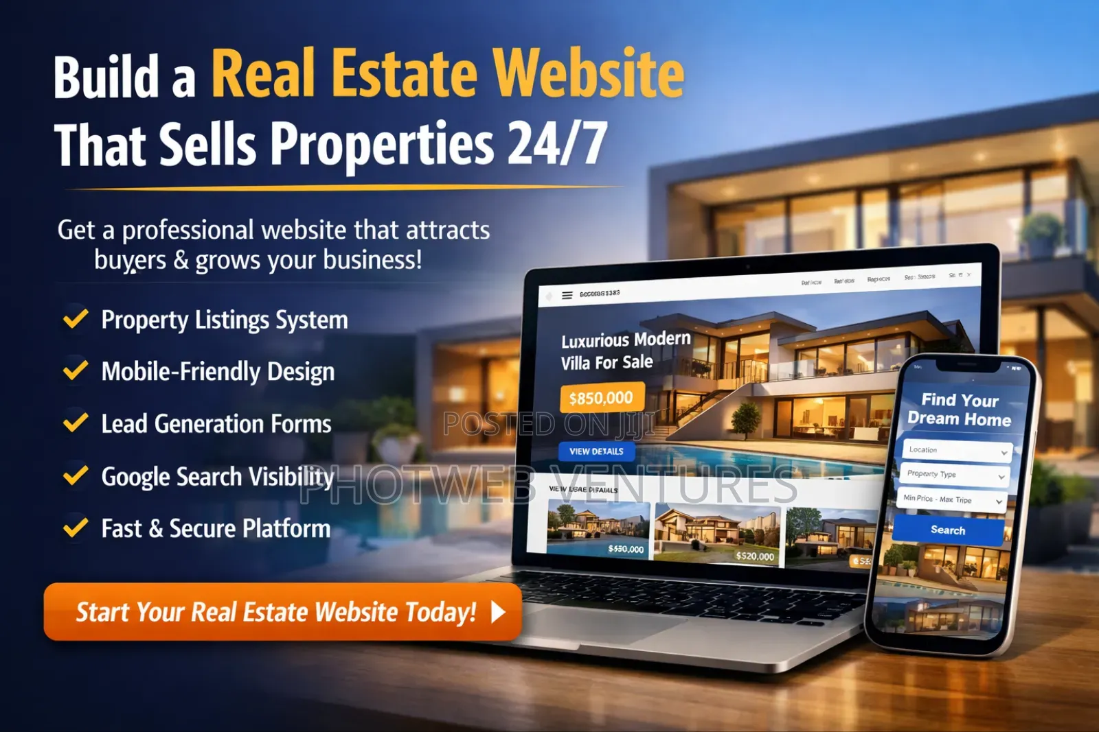 Professional Corporate Real Estate Website