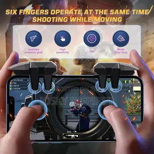 S11 Mobile Phone Trigger Shooting Controller +1pair Free Thumb Sleeve