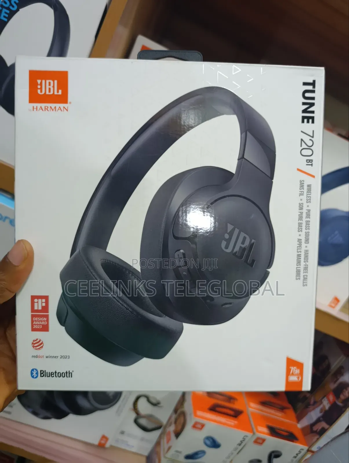 New Jbl Tune 720 Wireless Headset