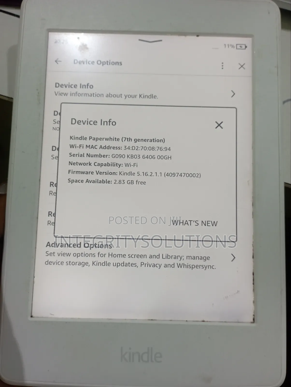 Amazon Kindle Paperwhite 4 GB