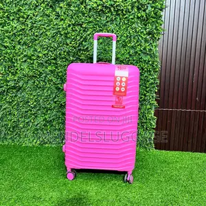 Title: 3-Piece Pink Hard Shell Travel Suitcase Luggage Set