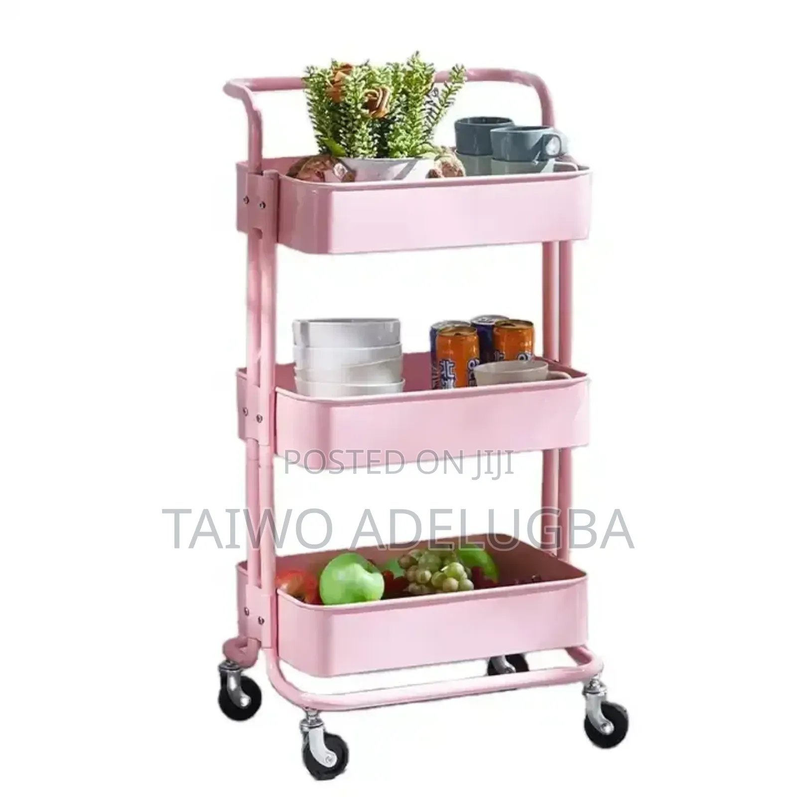 3 Tiers Kitchen Trolley Rack