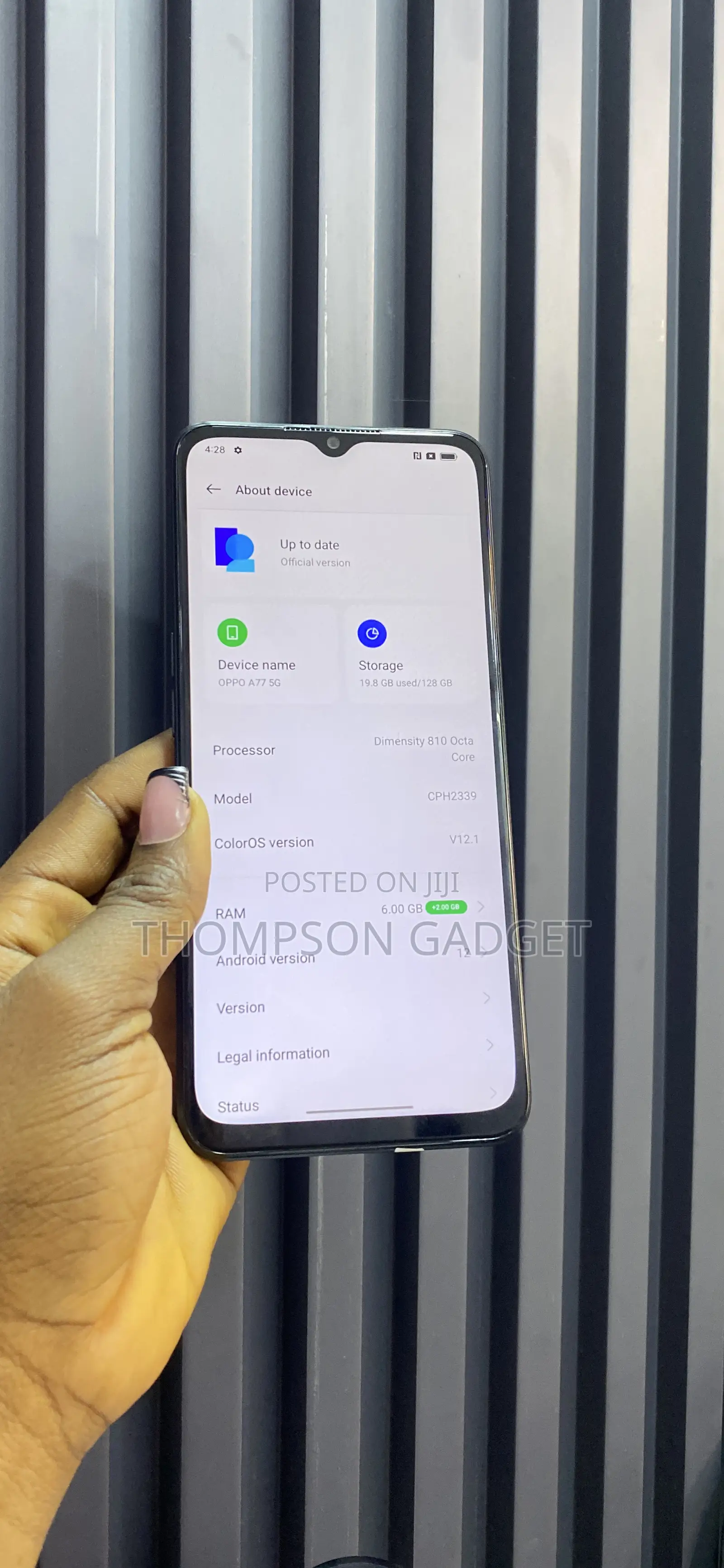 Oppo A77 4G 128 GB Black
