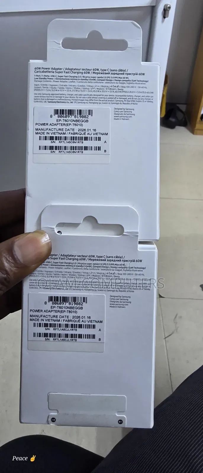 Samsung 60w Power Adapter (Low Standby)