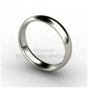 Plain Silver Wedding Band - Unisex