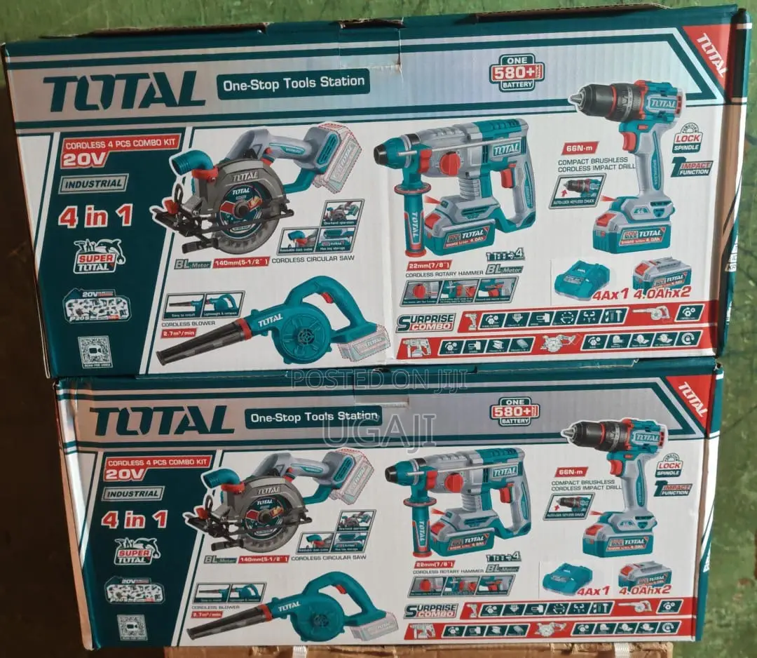 20v Industrial Cordless 4pcs Combo Kit