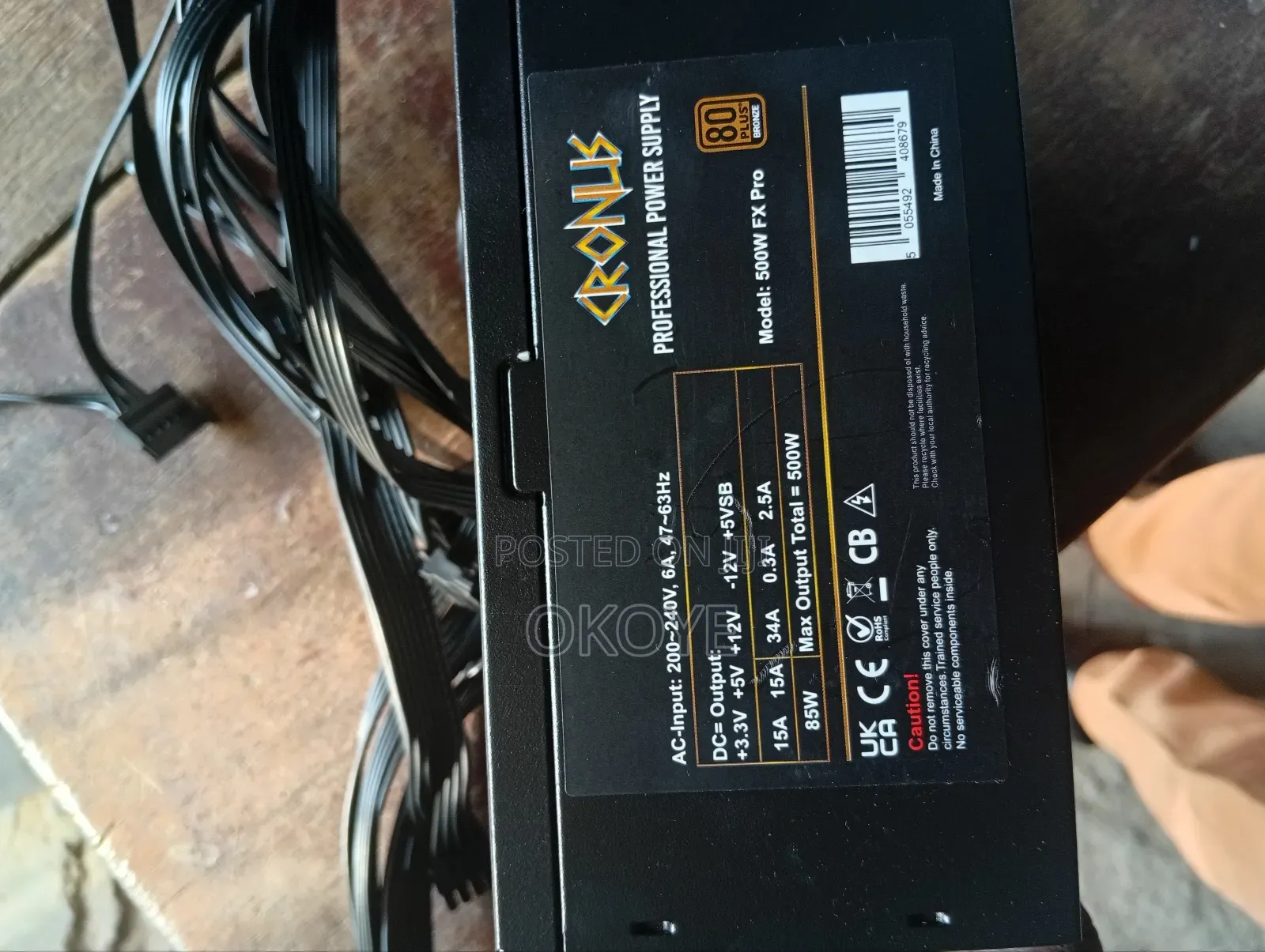 Cronus Professional Power Supply 500w