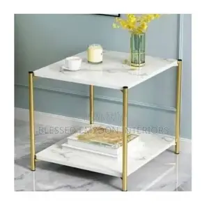 Center Table and Luxury Square Coffee Side Stool( X2 )