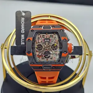 High Quality Richard Mille Male Watch Rubber Strap Automatic