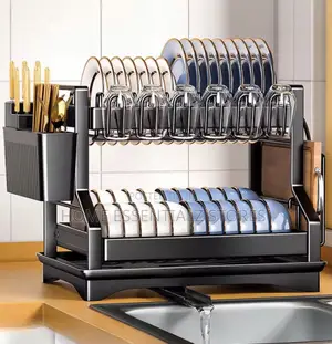 Multi-Functional Drainer Dish Rack - Plates Rack
