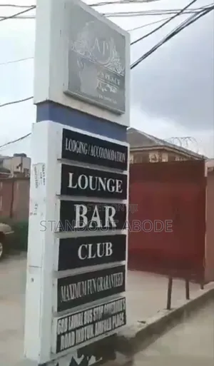 A Functioning Big Bar, 5 Rooms Lodge Urgently for Sale Facing Ikotun