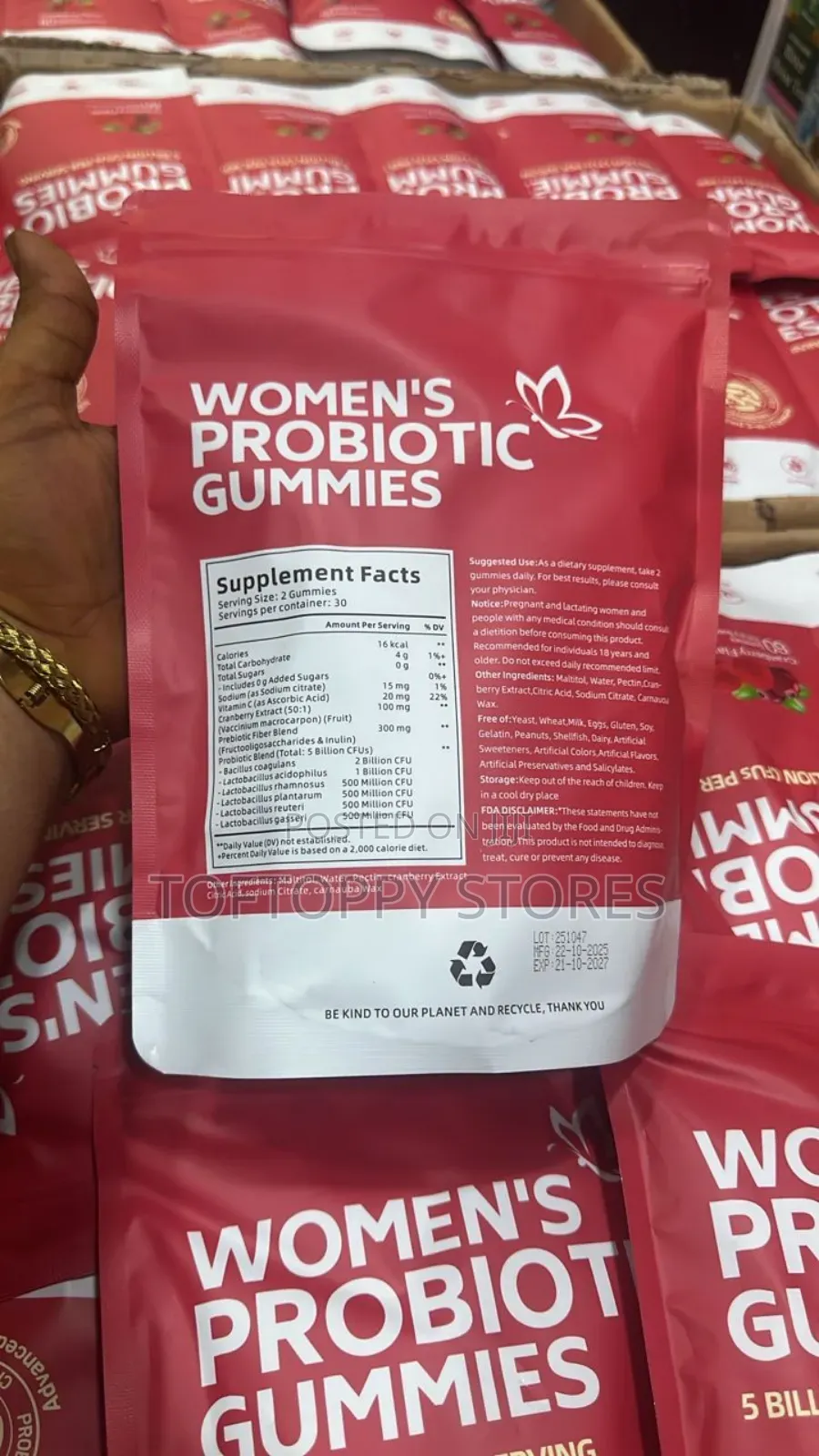 Women's Probiotic Gummies Wholesale 20 Upward
