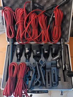 Original 7 Kits Tuga Professional Drum Microphone With Copper Cable.