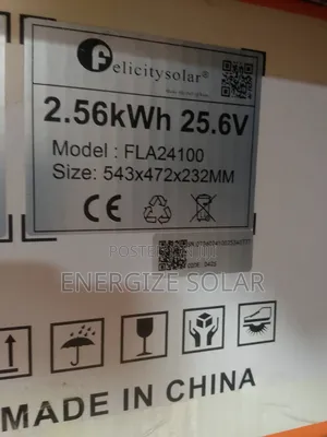 2.5kwh 25.6v Felicity Lithium Battery