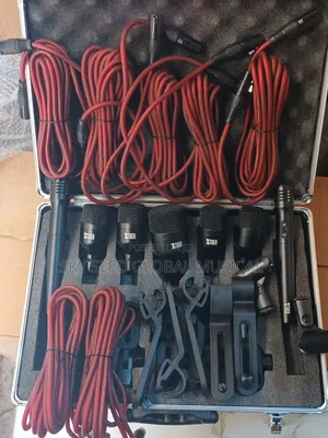 Original Tuga 7 Kits Professional Drum Microphone With Copper Cables