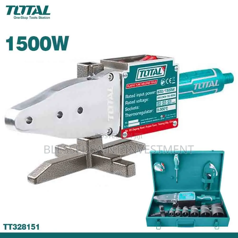 Total Ppr Pipe Plastic Tube Welding Machine 1500w