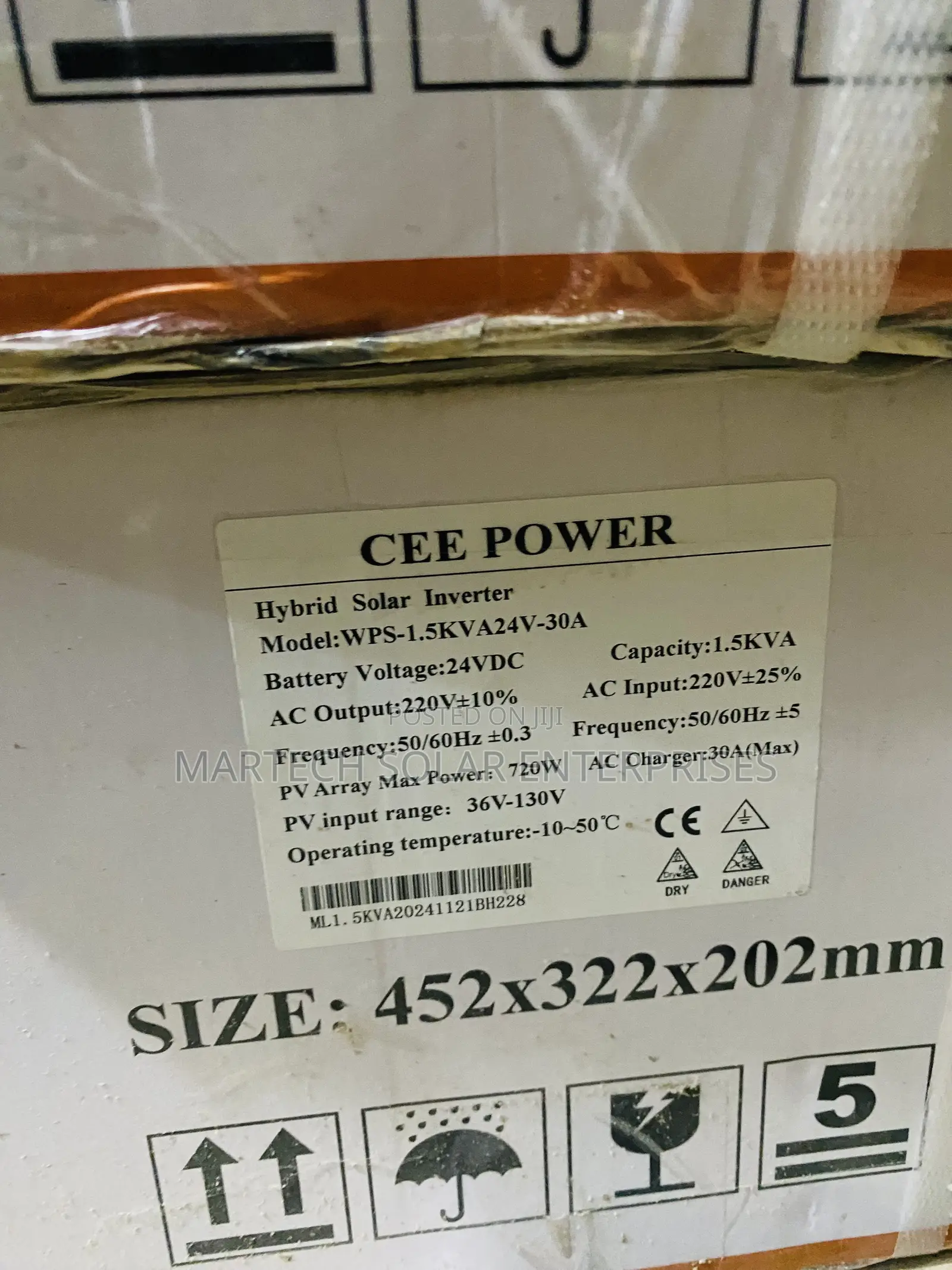 1.5kva Hybrid Cee Power Solar Inverter