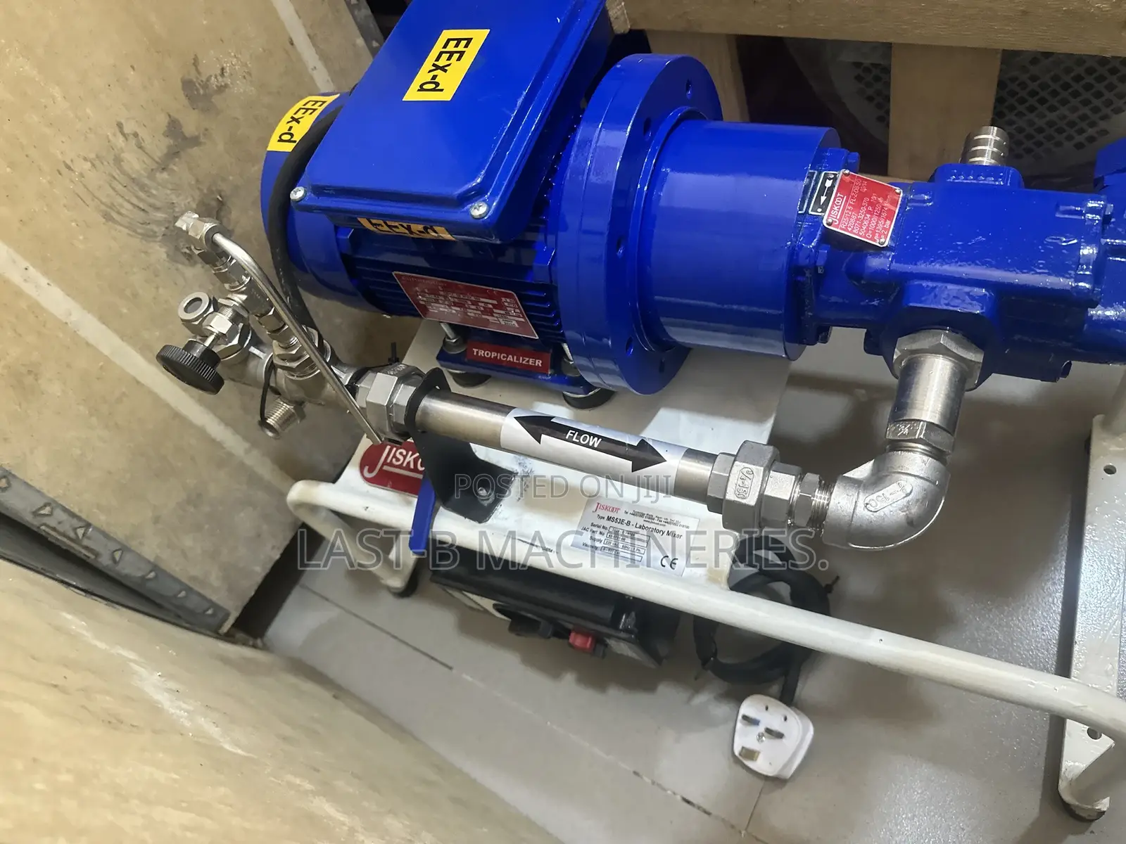 Jiskoot Lab Mixer and Tank