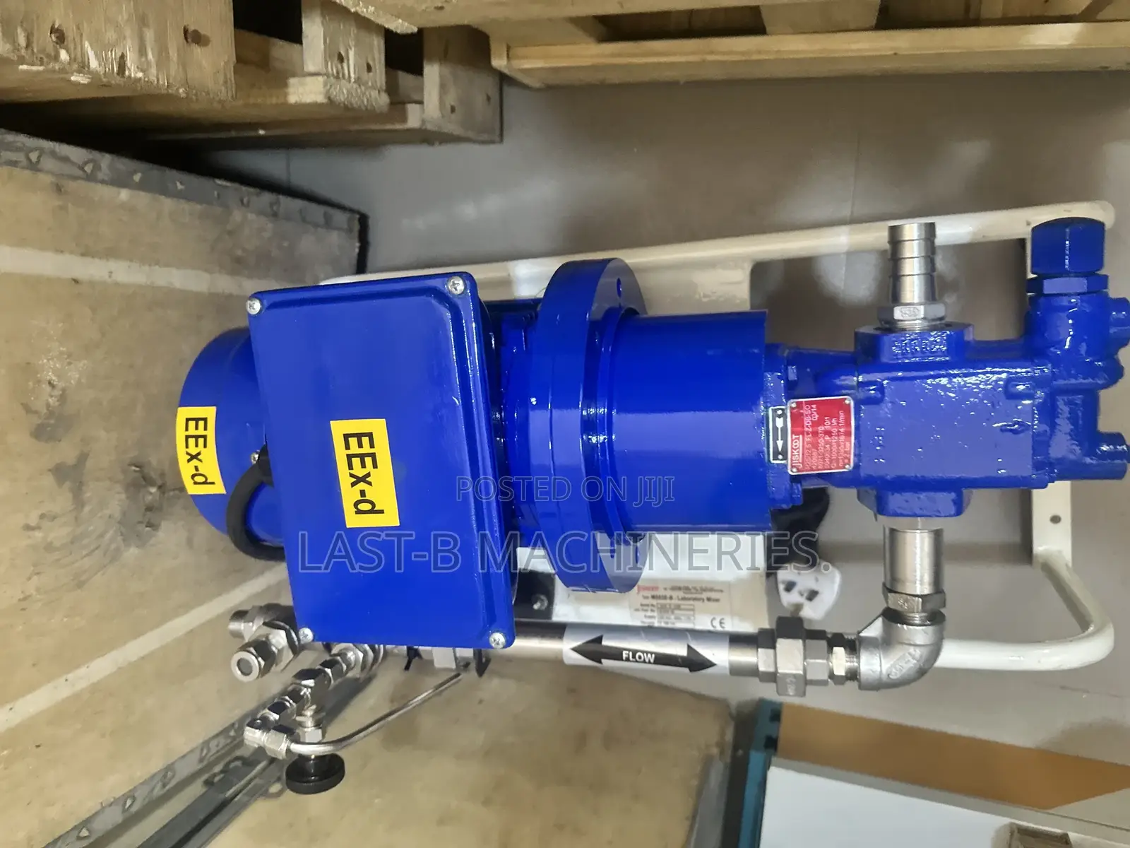 Jiskoot Lab Mixer and Tank