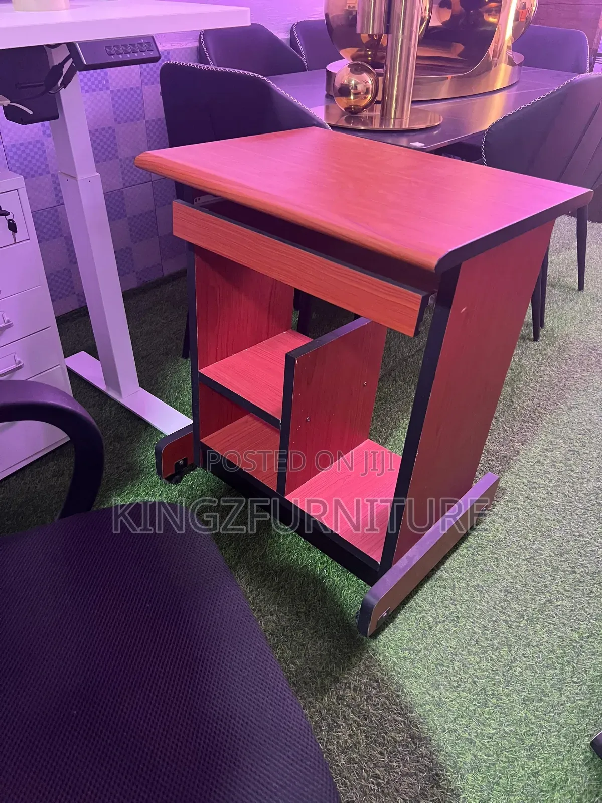 Portable Wooden Computer Table