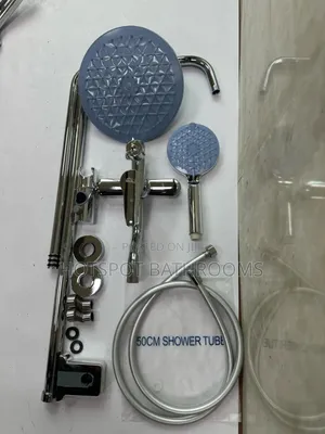 Luxury Matte Black Rainfall Shower System With Handheld Shower