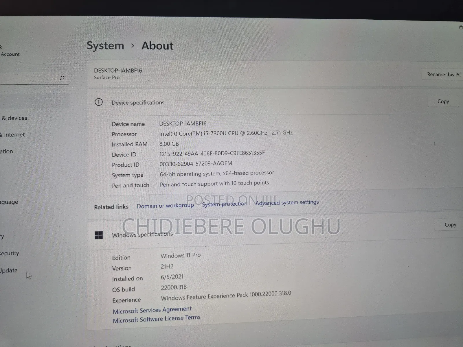 Microsoft Surface Pro 5 256 GB Gray