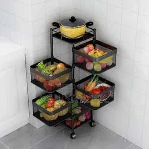 5 Layers Vegetable/ Fruit Trolley Basket