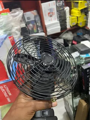 Lithium Rechargeable Fan With 2 Batteries