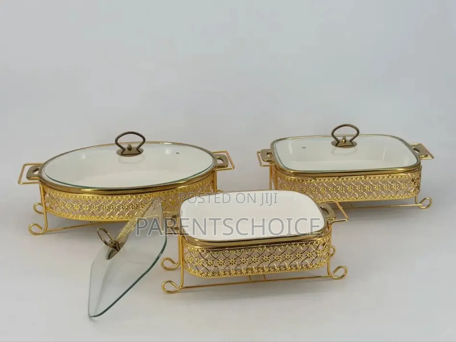 Set 3 Ceramic Hot Pot Buffet Set