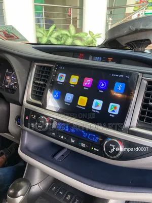 Toyota Highlander 2014 / 2019 Model With GPS Navigation System (Map)