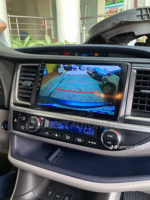 Toyota Highlander 2014 / 2019 Model With GPS Navigation System (Map)