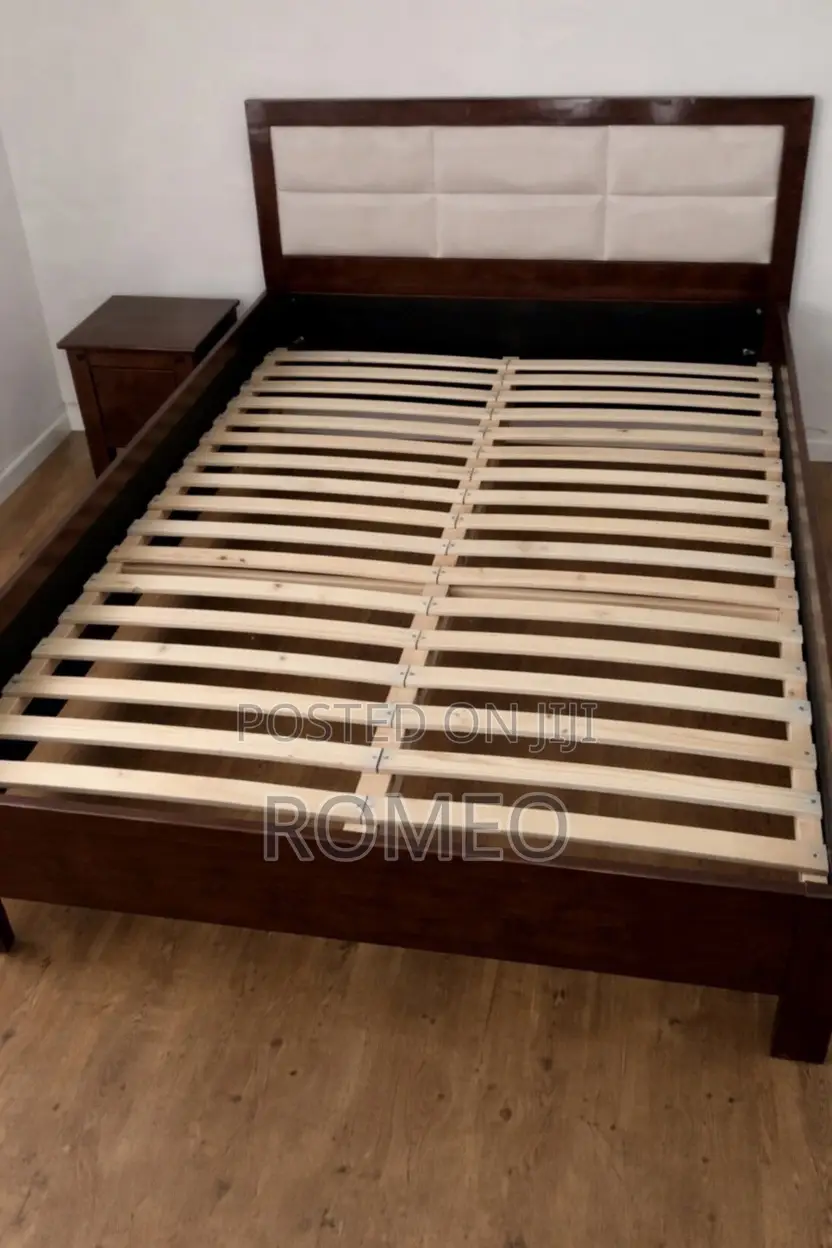Queen Size Bed Frame and a Side for Sale