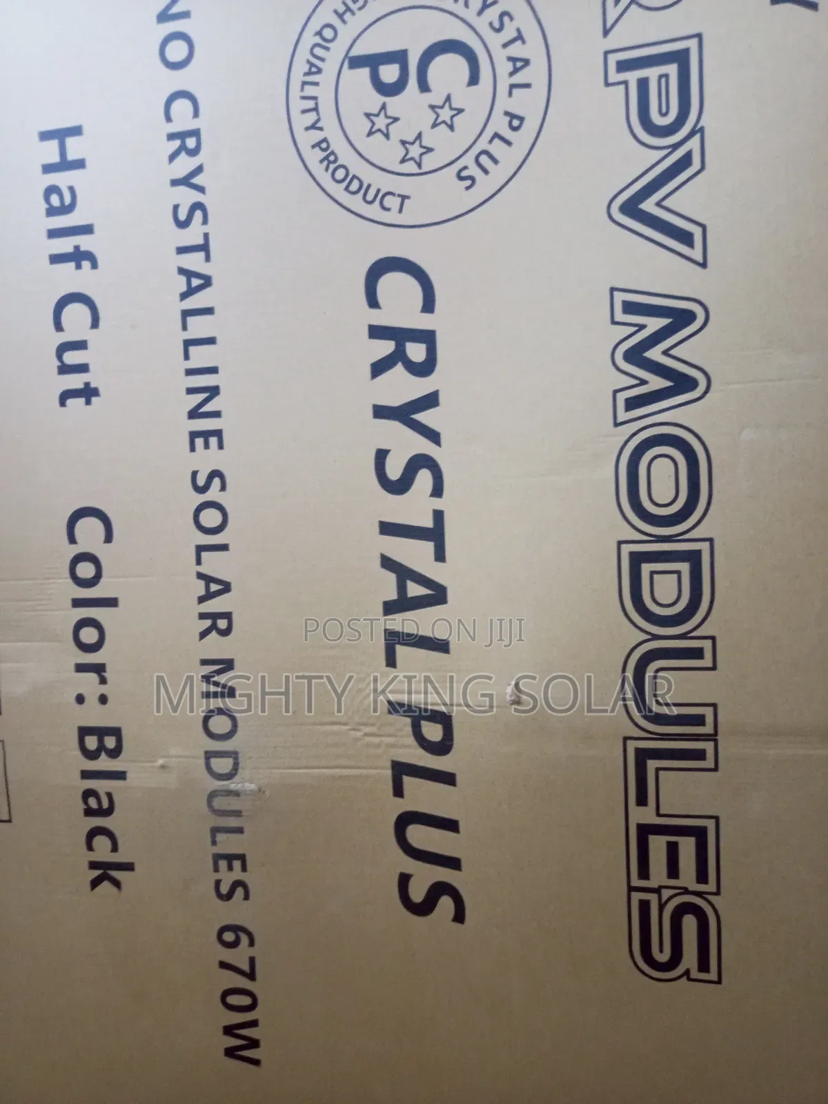 670 Watts Crystal Plus New Black